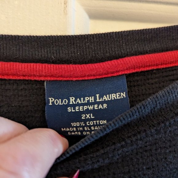 Two (2) Men's Polo Ralph Lauren Sleepwear Tops - Picture 2 of 7
